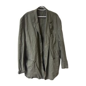 King Size Co. Mens Jacket, Khaki, Size 56-58 Light Grey